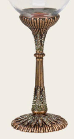 Stemware (Gold & Silverplated) Toulon Stem-GP,Jonquil,Khaki & Blk Diamond Crystal
