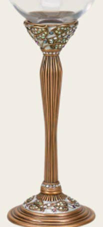 Stemware (Gold & Silverplated) Toulouse Stem-GP, Jonquil, Peridot, Amethyst &Pear