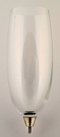Stemware (Gold & Silverplated) Tall Flute Bowl-Silverplate Finish