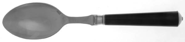 Grace Black (Silverplate) Dessert/Oval Soup Spoon