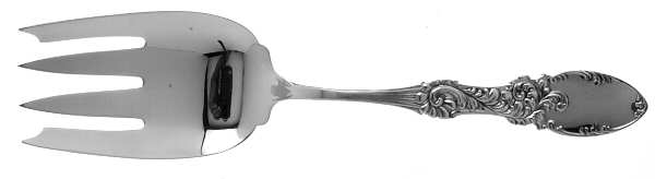 Tyrolean (Sterling, 1893) Solid Salad Serving Fork