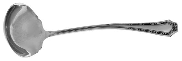 Alpha (Silverplate) Solid Piece Cream Ladle by Fairfield Plate