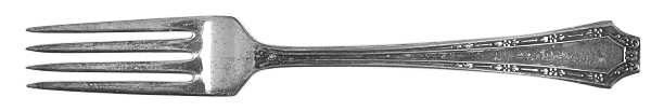 Alpha (Silverplate) Fork by Fairfield Plate
