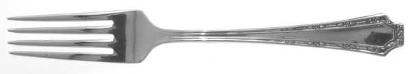 Alpha (Silverplate) Fork by Fairfield Plate
