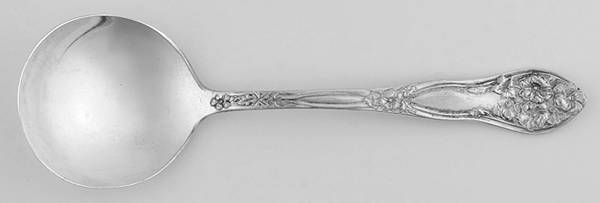 One (Silverplate) Round Bowl Soup Spoon (Bouillon)