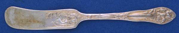 One (Silverplate) Flat Handle Butter Spreader