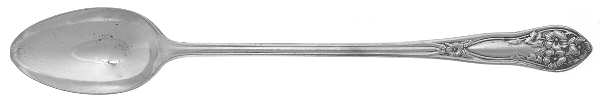 One (Silverplate) Iced Tea Spoon by Fairfield Plate