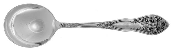 One (Silverplate) Round Bowl Soup Spoon (Gumbo)