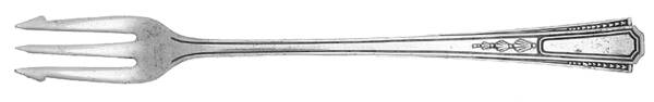 Three (Silverplate) Short Handle Pickle/Olive Fork