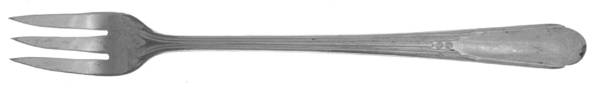 Tulip (Silverplate) Cocktail/Seafood Fork by Fairfield Plate