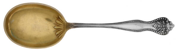 Avon (Sterling, 1900) Solid Shell Berry/Casserole Spoon