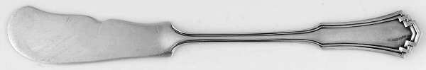 Graeco (Sterling, 1910) Flat Handle Butter Spreader