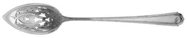 Langdon (Sterling, 1912) Pierced Bowl Short Handle Olive Spoon