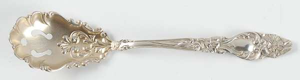 Mckinley (Sterling, 1890) Pierced Bowl Short Handle Olive Spoon