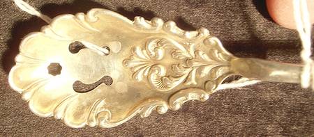 Newport (Sterling, 1900) Pierced Bowl Short Handle Olive Spoon