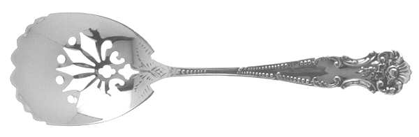 Old Rose (Sterling, 1900) Solid Bon Bon Spoon with Pierced Bowl