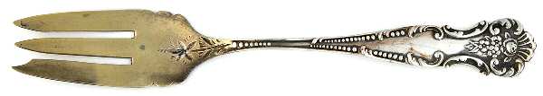 Old Rose (Sterling, 1900) Pickle Fork Old Style Bright Cut