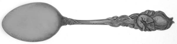 Tulip (Sterling, 1910) Monogrammed Oval Dessert/Soup Spoon