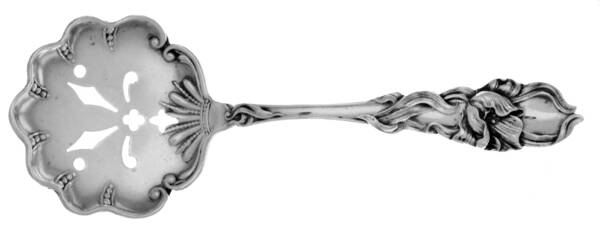 Tulip (Sterling, 1910) Solid Bon Bon Spoon with Pierced Bowl