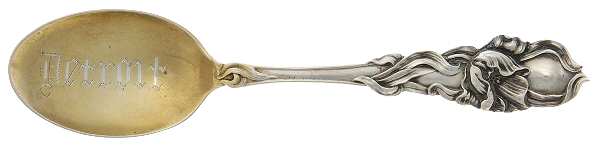 Tulip (Sterling, 1910) Souvenir Spoon (Five O'Clock)