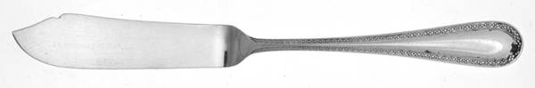 Marquise (Silverplate) Individual Solid Fish Knife by Fairmont Fine Silver