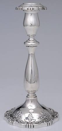 English Rose (Sterling, Hollowware) 11" Weighted Candlestick