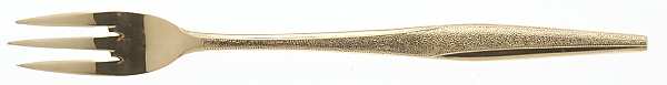 FLR1 (GOLD ELECTROPLATE) Short Handle Pickle/Olive Fork