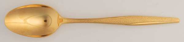 FLR1 (GOLD ELECTROPLATE) Place/Oval Soup Spoon