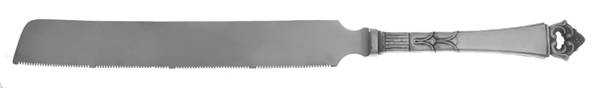 Danish Crown (Sterling) Bread Knife with Stainless Blade