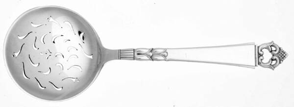 Danish Crown (Sterling) Tomato Server, Solid Piece