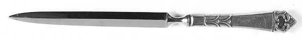 Danish Crown (Sterling) Letter Opener with Stainless Blade
