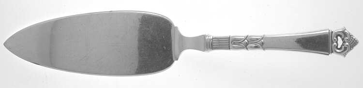 Danish Crown (Sterling) Hollow Handle Pie Server, Sterling Blade