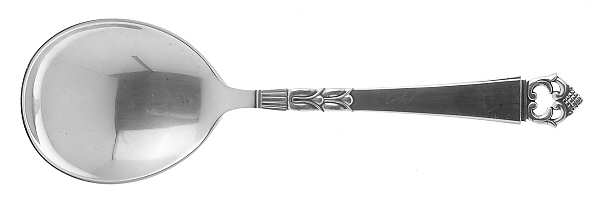 Danish Crown (Sterling) Preserve Spoon