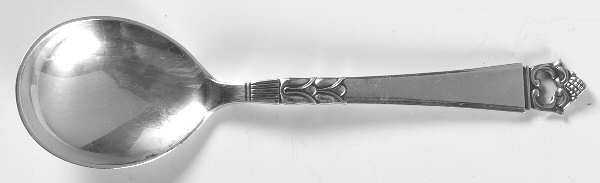 Danish Crown (Sterling) Jam Spoon