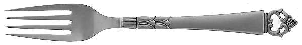 Danish Crown (Sterling) Fork