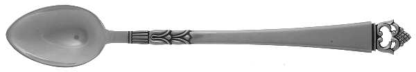 Danish Crown (Sterling) Iced Tea Spoon