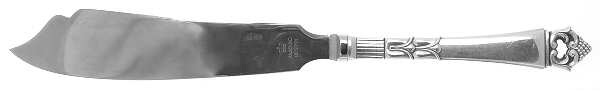 Danish Crown (Sterling) Cake Knife with Stainless Blade