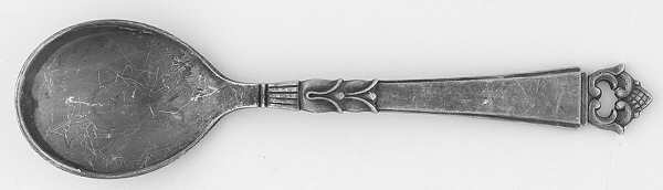 Danish Crown (Sterling) Round Bowl Soup Spoon (Bouillon)