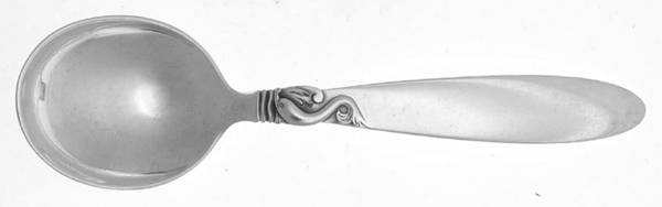 Dolphin (Sterling, No Monograms) Round Bowl Soup Spoon (Cream Soup)