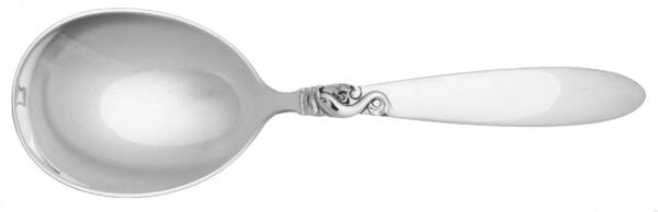 Dolphin (Sterling, No Monograms) Solid Salad Serving Spoon