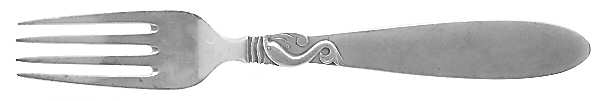 Dolphin (Sterling, No Monograms) Dessert Fork