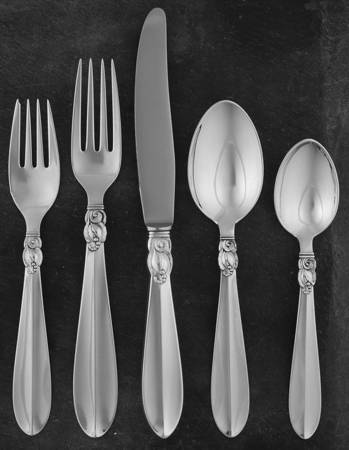 Princess Fuchsia (Sterling) 5 Piece Place Size Setting
