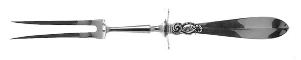 Princess Fuchsia (Sterling) Small Carving Fork W/Sterling Guard