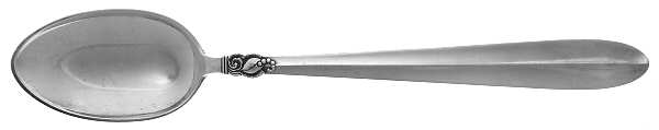Princess Fuchsia (Sterling) Large Solid Dressing Spoon