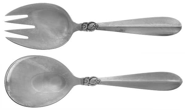 Princess Fuchsia (Sterling) (2 Pc) Solid Salad Set