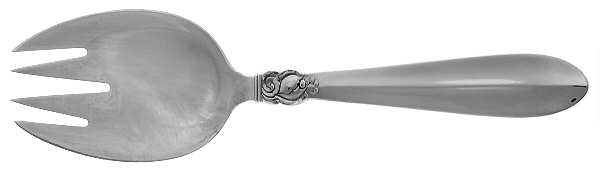 Princess Fuchsia (Sterling) Solid Salad Serving Fork