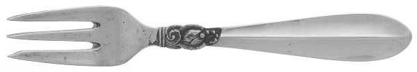 Princess Fuchsia (Sterling) Pastry Fork