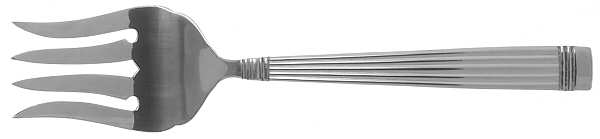 Alexa (Stainless) Medium Solid Cold Meat Serving Fork by Farberware