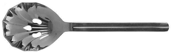 Celestial (Stainless) Pierced Solid Serving Spoon