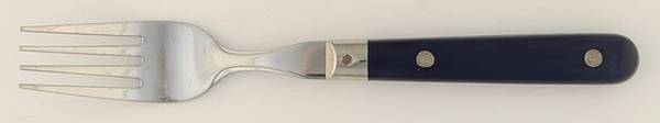 Colours-Navy Blue (Stainless) Individual Salad Fork